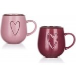 Banquet keramický HEART vínová 500 ml – Zboží Dáma