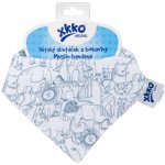 Kikko Dětský slintáček XKKO Organic Staré časy - Safari W/Mountain Spring – Zboží Dáma