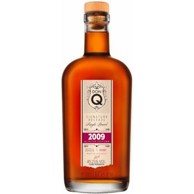 Don Q Signature Release Single Barrel 2009 49,25% 0,7 l (holá láhev) – Zboží Mobilmania