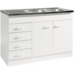 Held Möbel Keine 120 x 60 x 85 cm bílá matný bílá matný – Zboží Dáma