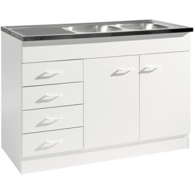 Held Möbel Keine 120 x 60 x 85 cm bílá matný bílá matný – Zboží Dáma