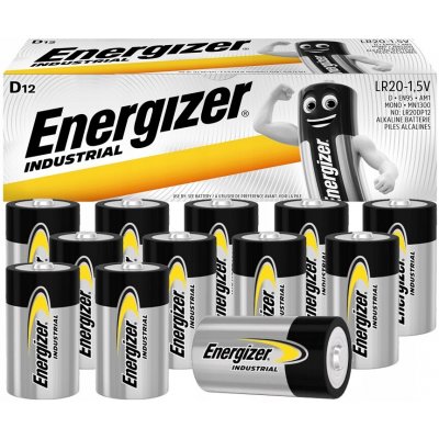 Energizer Industrial D 12ks 7638900361087 – Zboží Živě