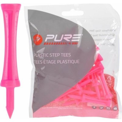 Pure2Improve Step Tees 53mm 25ks růžová – Zboží Dáma