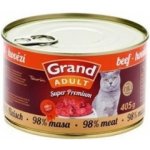 Grand SuperPremium Cat hovězí 405 g – Zboží Mobilmania