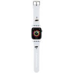 Karl Lagerfeld Karl and Choupette Head NFT Řemínek pro Apple Watch 42/44/45/49 White KLAWLSLKCNH – Zboží Mobilmania