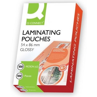 Q-Connect - 54 x 86 mm, 100 mic., 100 ks – Zboží Živě