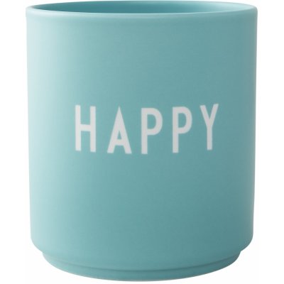 DESIGN LETTERS Porcelánový hrnek Aqua Happy modrá porcelán 300 ml