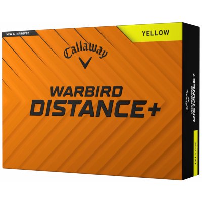 Callaway Warbird Distance+ žluté 12 ks – Zboží Dáma