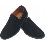 Wojtyłko mokasíny polobotky prolamované černé – Zboží Dáma