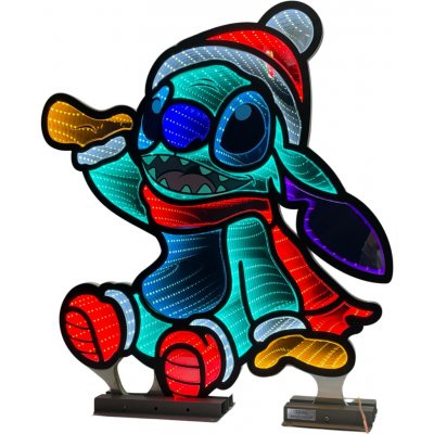 Disney Vánoční zrcadlové světlo Lilo&Stitch 60 cm – Hledejceny.cz