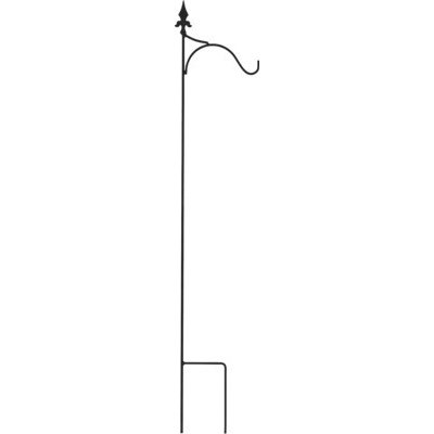 Opěrná tyč na popínavé rostliny s háčky VATAX GILA, kovová, 30 x 180 cm, černá – Hledejceny.cz