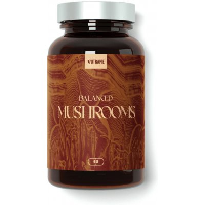 Nutrapie Balanced Mushrooms 60 kapslí – Hledejceny.cz