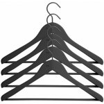 Hay Soft Coat Hanger Wide Black w. Bar 4ks – Zboží Dáma