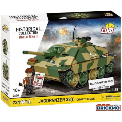 Cobi 2670 II WW Jagdpanzer 38(t) "CHWAT" (BRAVE), 1:28, 731 k, 1 f – Hledejceny.cz