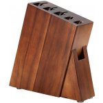 Stojánek na 5 nožů a nůžky - akácie XinZuo – HobbyKompas.cz