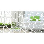 Flexistyle Samolepící dekorace zrcadlová Rocks 100x50 cm Stříbrná – Zboží Mobilmania