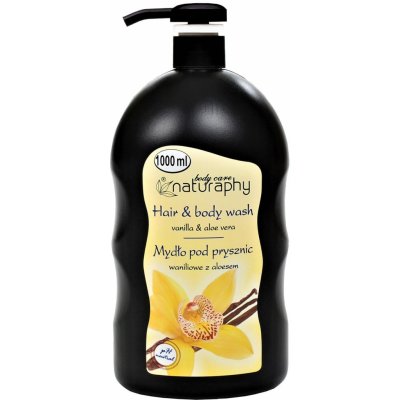 Blux sprchový gel a šampon 2v1 vanilka s extraktem aloe vera Naturaphy 1000 ml – Zbozi.Blesk.cz
