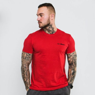 GymBeam tričko Basic Cherry red – Zboží Mobilmania