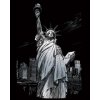 Škrábací  obrázek Royal & Langnickel Stříbrný škrabací obrázek Socha svobody USA