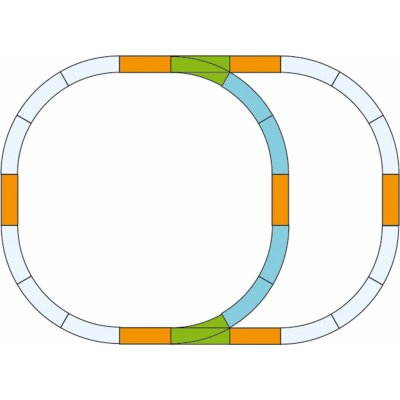 Piko Sada kolejí G pro dvojitý ovál 35302 – Zbozi.Blesk.cz