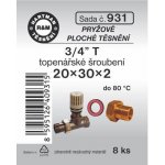 HARTMAN těsnění pryžové 3/4" 20*30*2mm, sada č. 931 – Zboží Dáma