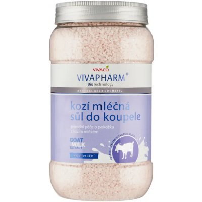 Vivapharm koupelnová sůl s kozím mlékem 1200 g – Zbozi.Blesk.cz