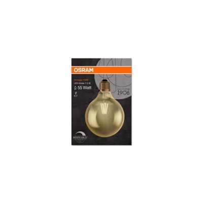 Osram LED žárovka , G125, E27, 7,5 W, 725 lm, 2500 K – Hledejceny.cz