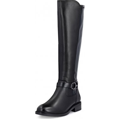 Remonte černé hladké kozačky D2W77-00 – Zboží Dáma