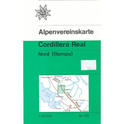 mapa Cordillera Real Nord Peru 1:50 t. – Zbozi.Blesk.cz