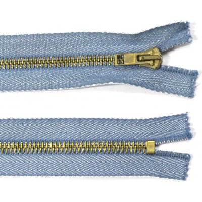 Kovový zip no.5 nerozepínací 20cm jeansový - více barev Barva: 12 jeansová modrá – Hledejceny.cz