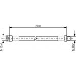 Brzdové hadice BOSCH 1 987 476 002 – Hledejceny.cz