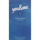 You&Me lubricated condoms 12 ks