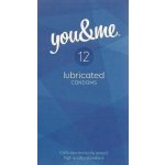You&Me lubricated condoms 12 ks – Zboží Mobilmania