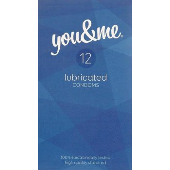 You&Me lubricated condoms 12 ks