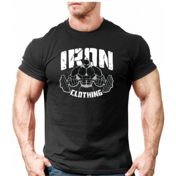 UltraSoft tričko IRON MAN černé Čierna