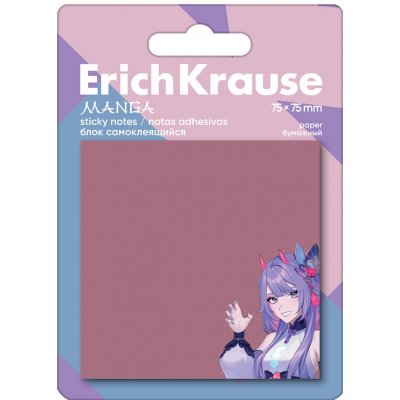 Bloček samolepicí 75 x 75 mm ErichKrause Manga(666) 50l – Hledejceny.cz
