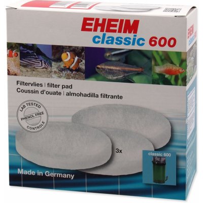 Filtrační vložka EHEIM classic pro filtr 2217 3 ks bílá 1126161750000 – Zbozi.Blesk.cz