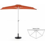 Garthen 29879 Půlkruhový zahradní slunečník terakota vč. příslušenství – Hledejceny.cz