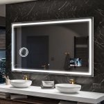 Artforma Zrcadlo do koupelny s led osvětlením SMART 120x90 cm | Barva LED: Studená bílá 7000K | Vypínač: Dotykový | SLED049 – Sleviste.cz