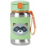 Skip Hop Spark Style Straw Bottle nerezová láhev na vodu s brčkem Fotbal 350 ml – Sleviste.cz