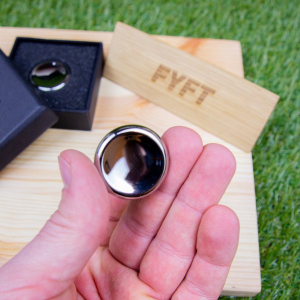 Fidget spinner Deadeye Titanium Mirror Small kontaktní mince skill toy