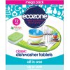 Ekologické mytí nádobí Ecozone Classic 5v1 tablety do myčky 72 tablet
