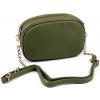 Kabelka Dámská dívčí kabelka crossbody 13 5x20 cm 5 zelená khaki