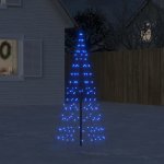 zahrada-XL Vánoční stromek na stožár 200 modrých LED diod 180 cm – Zbozi.Blesk.cz