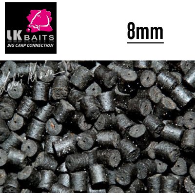 LK Baits Salt Black Hallibut pellets 1kg 4mm