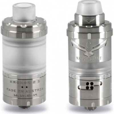 Vapor Giant Kronos 2 S RTA clearomizér Stříbrná 4ml