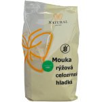 Natural Jihlava MOUKA RÝŽOVÁ celozrnná hladká 500 g – Zboží Dáma