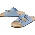 esmara dámské kožené pantofle modrá – Zboží Mobilmania