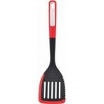 Obracečka děrovaná Bergner / 33,7 x 11,1 x 5,7 cm / nylon a silikon / černá a červená – Zboží Dáma