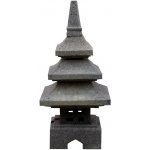 Indonésie Japonská lampa Pagoda 50 cm - láva – Zboží Dáma